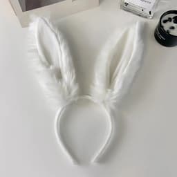 Oversized Rabbit Ears Headband Plush Beast Ears Hair Accessories Rabbit Girl Dress Up Headband Cute Headgear