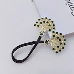 Elegant Peacock Shape Hair Bun Maker Twist Headwear Roll Hair Tool Hair Twister Easy Fast Snap Hairstyle Twist Women