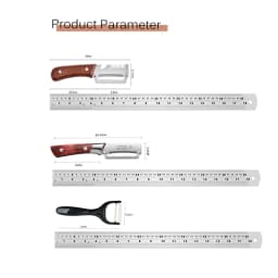 WXCOO MultiFunction Peeler Kitchen Stainless Steel Vegetable Peeler Fruit Knife 2-in-1 Bottle Opener Kitchen-Specific Peeler