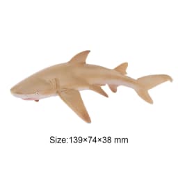 Toymany Simulation Blacktip Reef Shark Ocean Animal Model Toy Mini Figures Dolls Action Figurines Toys for Children Gift