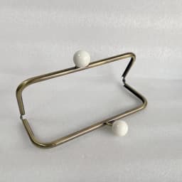 22 Or 24cm Kiss Lock Antique Bronze Big Ball Claps Metal Purse Frame Wholesale Bag Accessories Wallet Parts Plastic Candy Color