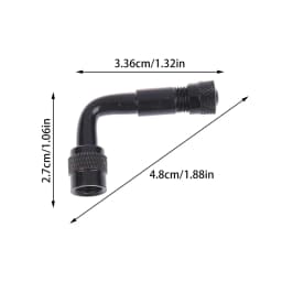 1pc 45 90 135 Degree Angle Bent Valve Adaptor Tyre Tube Valve Extension Adapter For Motorcycle Truck Car Moto Bike