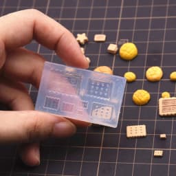 DIY Crafts Casting Baking Tool Mini Food Dessert Crystal Epoxy Resin Mold Cake Candy Chocolate Silicone Mould Wholesale
