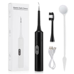 Electric Teeth Cleaner 6-gear Modes Portable Toothbrush Tartar Remover High Frequency Vibration Tartar Cleaning Whitening Teeth