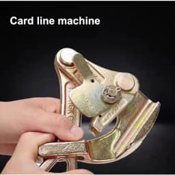 Electrician Wire Puller Tensioner Wire Rope Jammer Tool 0.5T 1T 2T 3T Metal Wire Rope Clip Double Hook Wire Tightener Power