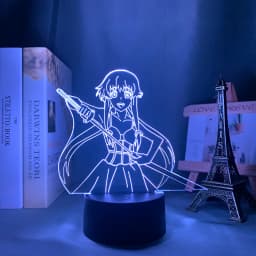 3d Lamp Anime Future Diary Yuno Gasai for Bedroom Decor Night Light Kids Birthday Gift Manga Future Diary Room Led Light Bedside