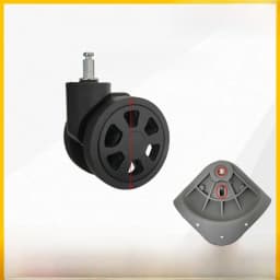 Detachable Luggage Wheels Quiet Four-Wheel Accessories for Suitcase And Carry-On Bag Poly-Cylinder Universal Wheels Repair Parts