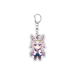 55MM Anime Pretty Derby Keychain Oguri Cap Special Week Silence Suzuka Tokai Teio Key Chain Acrylic Model Plate Christmas Gifts