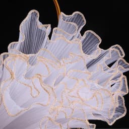 28cmx4yard Flower Wrapping Paper Gold Silver Pearl edge Wave Yarn Flower Packaging Lace Mesh Florist Handmade Bouquet Gift Decor