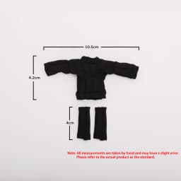 Sexy Off Shoulder Sweater Doll Clothes With Stacked Socks For OB11 Fits ASi Mitian Freedom Proposition 1/12 BJD Dolls