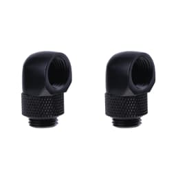 1-3PCS PC Water Cooling Connector G1/4 Inner Outer Dual Thread 90 Degree Rotary Adapter For Computer Cooling Tools Supplies