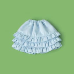 Blyth Clothes Colorful Layered Short Mini Skirt Cropped Midriff-Baring Top Crop Blouse for Azones Ob 22 Ker YMY Doll Accessories