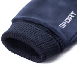 Men Winter Suede Leather Plush Thick Half Finger Touch Screen Warm Driving Glove Men's Sport Letter Cycling Riding Mitten P10