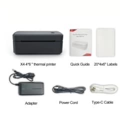 Marklife X4 Thermal Label Printer Portable Printer for 4x6 Mailing Packages Printing Bluetooth & Automatic Label Recognition
