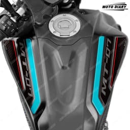 Motorcycle Fuel Tank Stickers 3D Tank Top tail fairing Decals Waterproof For MT-07 MT 07 MT07 2021 2022 2023 2024