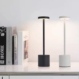 LED Touch Sensor Table Lamp 3Colors Adjustable Simple Rechargeable Desk Lamp Bedside Creative Ambient Light Bar Room Decor Light