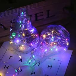 LED Lights String Copper Silver Wire Garland Bedroom Home Thanksgiving Festoon Party Holiday Lights Decoration