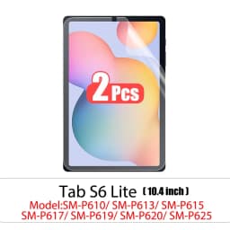 2pcs Pet Screen Protector For Samsung Galaxy Tab S7 Fe S9 Fe A9 Plus S6 Lite S7 S8 S9 A8 Plus Protective Clear Film No Glass