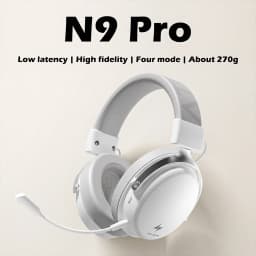 ATK N9 Pro/Ultra E-sports Headset with Mic Low latency Four Mode Wireless Gaming lightweight headphone noise reduction 2.4GHz