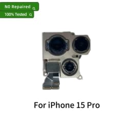 100% Tested Back Rear Camera Module For iPhone 12 13 14 15 16 Pro Max Mini Plus, Main Lens Flex Cable Replacement Repair Part