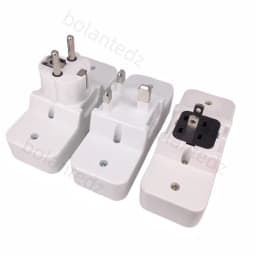 Universal EU UK US Extension Socket 2 Way Wall Power Outlet European American Plug Adapter Socket Converter With Switch 6A 250V