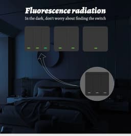 Wireless ON OFF Switch RF433 Module Remote Control Light Switch 1/2/3 Gang Wall Switch for Light Bulb Chandelier 10A 110V 220V