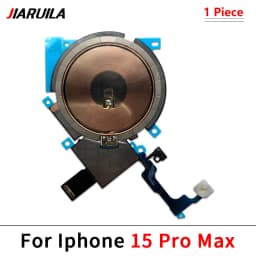 Wireless Charging NFC Chip Coil With Sticker & Power Button & Volume Button Flex Cable For iPhone 15 14 Plus 13 Mini 12 Pro Max