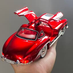 1:24 Benz 300SL Coca Cola Pepsi Cola Classic Vintage Car Alloy Diecast Model Car Sound And Light Pull Back Collection Hobby Gift