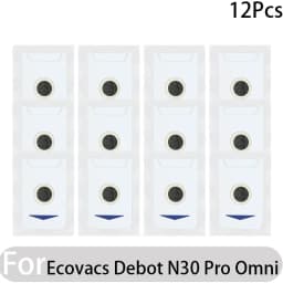 Compatible for Ecovacs Debot N30 Omni / N30 Pro Omni Robot Vacuum Accessories Main Side Brush Hepa Filter Rag Dust Bag Parts