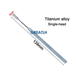 GREATLH Ophthalmic Surgical Instrument Ophthalmology Pulling Hooks Lacrimal Sac Retractor Pet Surgical Instruments