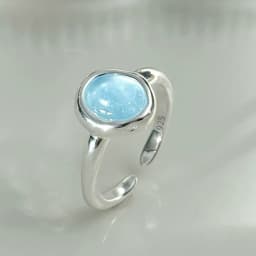 VENTFILLE 925 Sterling Silver Metal Flower Shell Geometric Rings For Women French Retro Romantic Open Thai Silver Rings