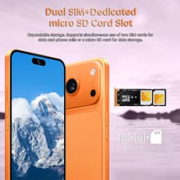 K-Touch Mobile Phones M18 Pro Max Smartphone 5G Dual Card Dual Standby 7.3 Inch Android 15 Cell Phone 22G+2TB 16+48MP Camera 7800mAh Wifi GPS Global Version Cellphones