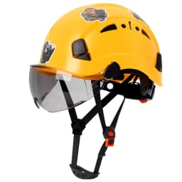 Construction Safety Helmet with Visor DIY Stickers For Engineer ABS Hard Hat Industrial Work Cap Rescue Head Protection CE ANSI