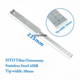 Stainless Steel Thin Osteotome Bone Knife for HTO Tibia Osteotomy Orthopedic Surgery Instrument