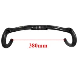 Full Carbon Fiber Bicycle Handlebar, Ultra Light And Durable Bicycle Cycle Handlebar With 15.75/16.54/17.32inch Inner Cable Rout
