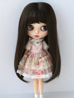 Jusuns JD371 9-10inch 10-11inch Soft Synthetic Mohair Doll Wig Full Bangs Miranda BJD Hair OG Blythes Meadow Doll Accessories