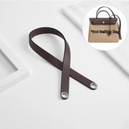 Replacement Leather Shoulder Strap for Herbag 31 Mini Herbag,an Cognac Replacement Shoulder Strap, Gold Hardware Grommets