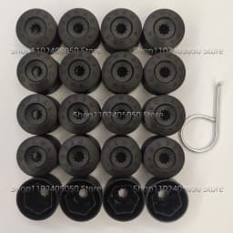Car Wheel Lug Nut Bolt Cover Cap 17mm for VW Volkswagen Scirocco Touran Tiguan Jetta Golf MK7 GTI Passat B5 CC Skoda Decorations