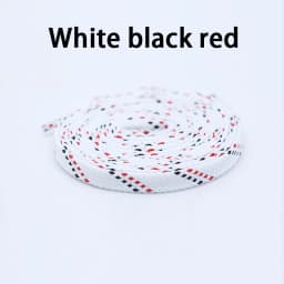 1Pair Mixed Color Shoe Laces Black and White Stripe Double Flat Shoelaces Sneakers Casual Shoes Shoelace