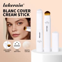 Color Changing Foundation Stick V-Shape Design Blanc Cover Cream Stick High Coverage Even Skin Tint Foundations Base Makeup