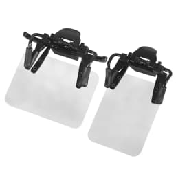 2Pcs Shooting Glasses Blinders Standard Shooting Eye Patches 180° Adjustable Glass Shields Occluder Clip Eye Patch Archery Aids