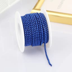 RESEN New Arrival 2mm Rhinestone Cup Chain with Colorful Bottom Sew On Stone Chain Trim Glue On Acrylic Rhinestone Banding Trim