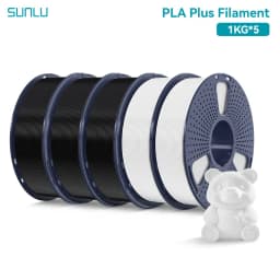 SUNLU 5KG PLAPLUS Filament 1.75MM Neatly Arranged No Knots No Bubble Eco-Friendly Non-Toxic Odorless Bright Color Good Toughness