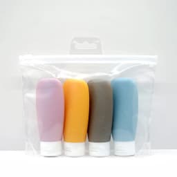 3/4Pcs/Set 30/60/100ml Soft Lotion Refillable Bottle Portable Travel Shampoo Bottle Empty Container Squeeze Tube Empty Bottling
