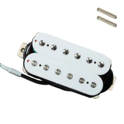 Phrilam Pro HH High Output Alnico5 6 Non &6 Adjustable Humbucker Neck/50mm7.6K Bridge/52mm Pickups8.8/16.5K for Electric Guitar
