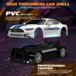 AE86 RC Drift Racing Car 1/24 4WD 30KM/h High Speed with Light 2.4G Radio Controlled Vehicle Model Race Competition Toy for Boys