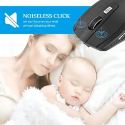 Wireless Bluetooth Mouse Silent Mouse 2.4G Portable Mobile Optical Mice Adjustable DPI Levels For Office Notebook MacBook Laptop