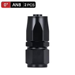 AN6 AN8 AN10 Straight 45 90 180 Degree Oil Fuel Swivel Hose End Fitting Oil Hose End Adaptor Kit Black
