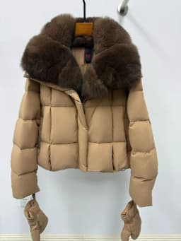 2026 New Autumn 90 Winter Goose Down Jacket Warm Women Coat Oversized Real Fox Fur Collar Thick Luxury Fashion Outerwear