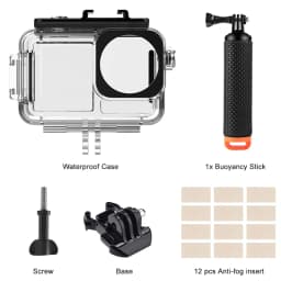 ACTION 5/4/3 Waterproof Case Diving Underwater Protective Housing Shell for DJI Osmo Action 5 PRO 4 3 Action Camera Accessories